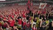 成都蓉城球迷的赛后谢场助威曲，这气势绝了！