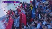 太强了！周欣怡弧顶左脚世界波破门，U17女足1-0领先美国！